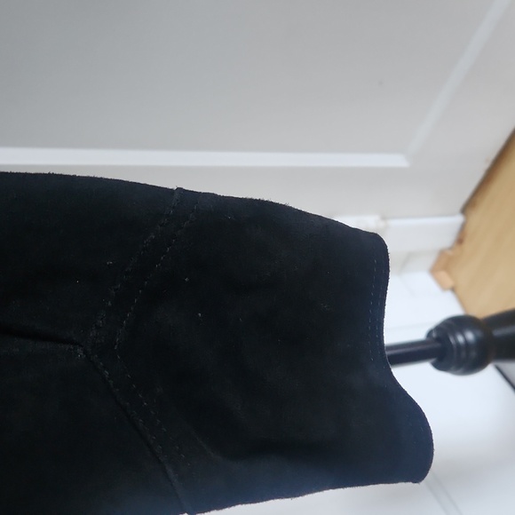 VERA PELLE VINTAGE SUEDE LEATHER CROPPED JACKET SIZE 42=10 usa - Picture 10 of 12